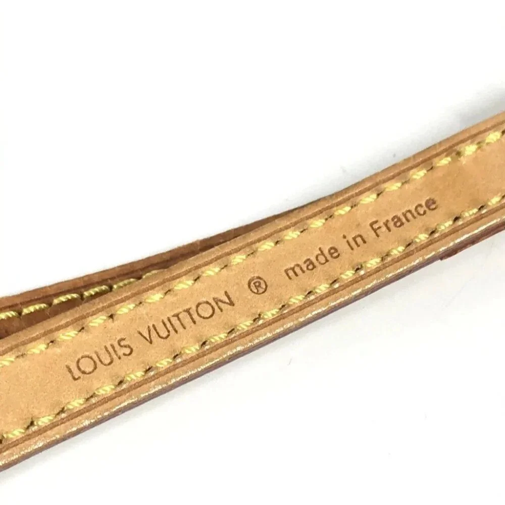 LOUIS VUITTON J52314 Shoulder strap Nume leather Beige